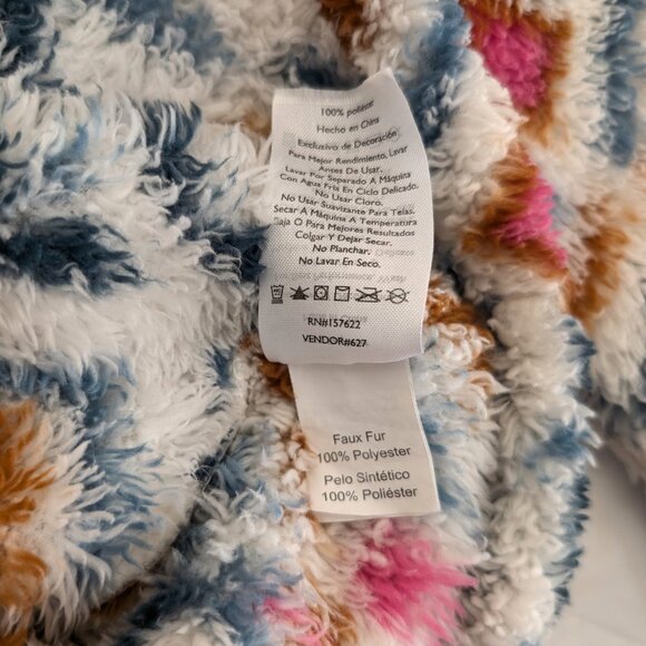 EDDIE BAUER Pullover Women's L Multicolor Aztec 1/4 Zip Mock Long Sleeve Sweater - Picture 10 of 12